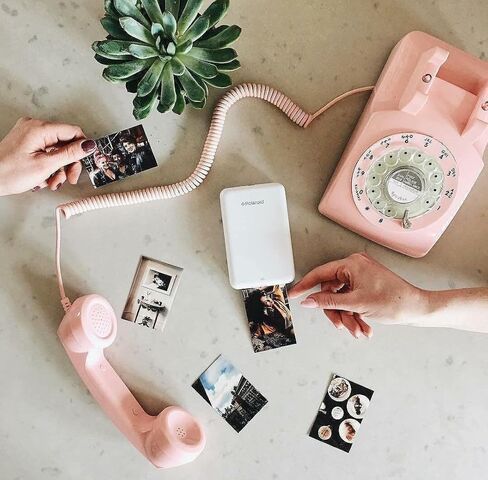 Zink Polaroid ZIP Wireless Mobile Photo Mini Printer (White) Compatible w/ iOS & Android, NFC & Bluetooth Devices in Saudi Arabia