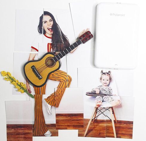 Zink Polaroid ZIP Wireless Mobile Photo Mini Printer (White) Compatible w/ iOS & Android, NFC & Bluetooth Devices in Saudi Arabia