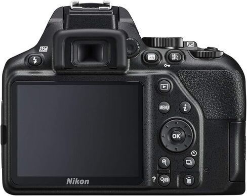 كاميرا Nikon D3500 DSLR مع AF-P DX 18-55 مم VR ومجموعة عدسات تكبير مزدوجة 70-300 مم مع حقيبة سفر، عدسة واسعة الزاوية، عدسة مقربة، مجموعات مرشحات، بطاقة ذاكرة 32 جيجابايت وملحقات (11 عنصرًا) in Saudi Arabia