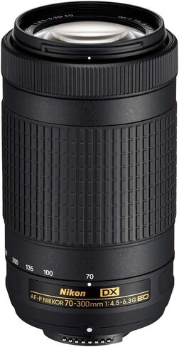 كاميرا Nikon D3500 DSLR مع AF-P DX 18-55 مم VR ومجموعة عدسات تكبير مزدوجة 70-300 مم مع حقيبة سفر، عدسة واسعة الزاوية، عدسة مقربة، مجموعات مرشحات، بطاقة ذاكرة 32 جيجابايت وملحقات (11 عنصرًا) in Saudi Arabia
