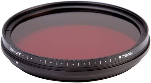 Camera Filter Adjustable Infrared IR Filter Pass Infra-Red 530nm to 750nm 590nm 680nm 720nm Protect Lens Filter (Caliber : 62mm) in Kuwait