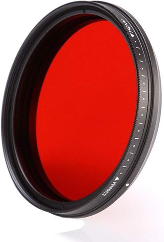 Camera Filter Adjustable Infrared IR Filter Pass Infra-Red 530nm to 750nm 590nm 680nm 720nm Protect Lens Filter (Caliber : 62mm) in Kuwait