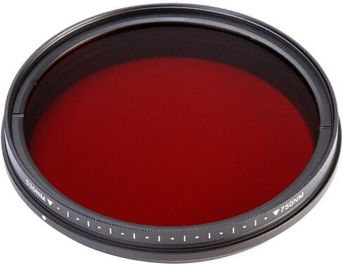 Camera Filter Adjustable Infrared IR Filter Pass Infra-Red 530nm to 750nm 590nm 680nm 720nm Protect Lens Filter (Caliber : 62mm) in Kuwait