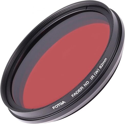 FocusFoto FOTGA 55mm All-in-One Adjustable Infrared IR Pass X-Ray Lens IR Filter, Variable from 530nm to 650nm 680nm 720nm 750nm Optical Glass in Saudi Arabia