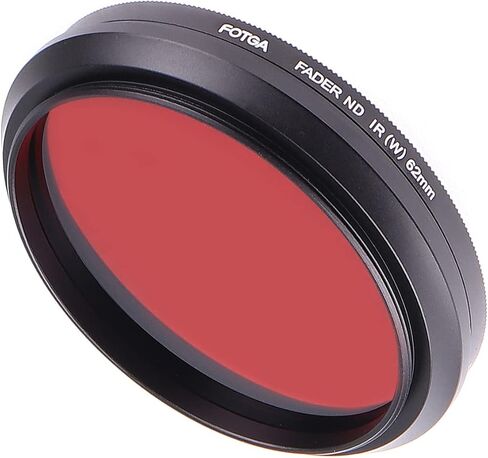 FocusFoto FOTGA 55mm All-in-One Adjustable Infrared IR Pass X-Ray Lens IR Filter, Variable from 530nm to 650nm 680nm 720nm 750nm Optical Glass in Saudi Arabia