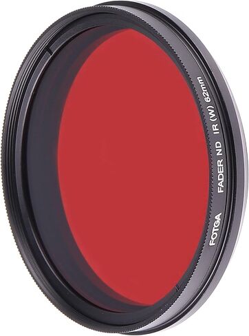 FocusFoto FOTGA 55mm All-in-One Adjustable Infrared IR Pass X-Ray Lens IR Filter, Variable from 530nm to 650nm 680nm 720nm 750nm Optical Glass in Saudi Arabia
