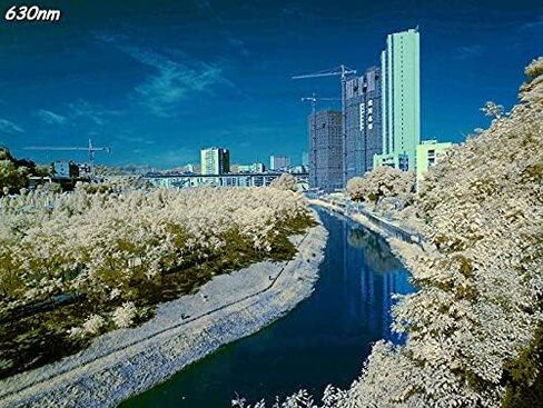 FocusFoto FOTGA 55mm All-in-One Adjustable Infrared IR Pass X-Ray Lens IR Filter, Variable from 530nm to 650nm 680nm 720nm 750nm Optical Glass in Saudi Arabia