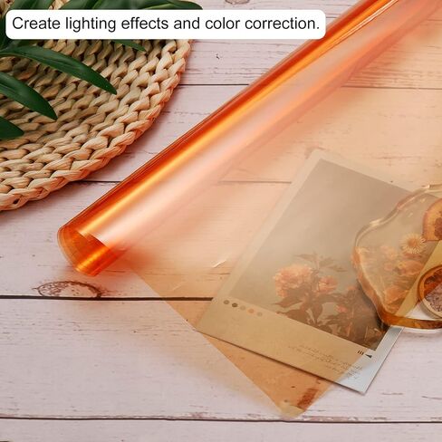 MECCANIXITY Lighting Gel Filter 15.7x19.7 Inch Lake Blue Color Correction Sheet for Photo Studio Red Head Light, Pack of 4 in Saudi Arabia