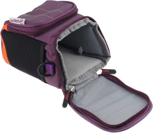 Navitech Purple Protective Portable Handheld Binocular Case and Travel Bag Compatible with The Kowa Genesis 33 Prominar 10x33 (with Belt and Shoulder Strap) in Saudi Arabia