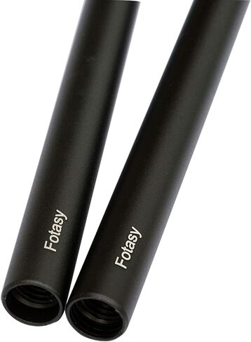 Fotasy (2 Pcs) 40cm (16 Inch) 15mm Rods for 15mm Rail Rod Support Systems, fits 15mm Mattebox, Follow Focus Shoulder Pads Rod Monitor Mount Rod Clamp Base, M12 Threads in Kuwait