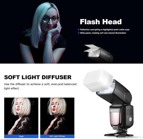 Godox Thinklite TT600S GN60 Built-in 2.4G Wireless X System Flash Speedlite+Godox XPro-S 2.4G High-Speed Sync Wireless Flash Trigger Transmitter Compatible for Sony Multi Interface MI Shoe Cameras in Saudi Arabia