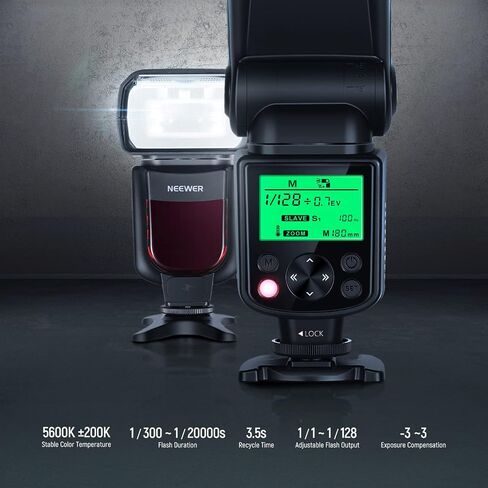 نيوير فلاش كاميرا سبيدلايت NW635II-C TTL مطور مع مشغل FC-16، موزع وحامل غطاء العدسة، متوافق مع كانون EOS R6 R5 R3 R M6 850D 760D 600D 7D 6D مارك II 5D مارك IV 1D مارك III 1DX in Saudi Arabia