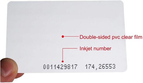 بطاقات القرب Meikuler 125 كيلو هرتز RFID، بطاقة هوية 0.8 مم لنظام التحكم في الوصول إلى الباب والحضور، للقراءة فقط (200) in Kuwait