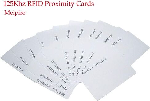 بطاقات القرب Meikuler 125 كيلو هرتز RFID، بطاقة هوية 0.8 مم لنظام التحكم في الوصول إلى الباب والحضور، للقراءة فقط (200) in Kuwait