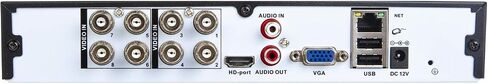 Lapetus 8CH 1080N Hybrid 5-in-1 AHD DVR (1080P NVR+1080N AHD+960H تناظري+TVI+CVI) مسجل فيديو رقمي مستقل CCTV نظام أمان للمراقبة ومسجل فيديو وكشف الحركة HDD والكاميرات غير متضمنة in Saudi Arabia