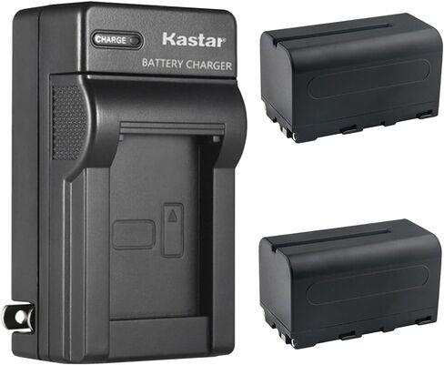 Kastar NP-F750 / NP-F770 AC Wall Battery Charger Replacement for Portkeys LH5P 5.5" Monitor, PT5 II 5" 4K Monitor, SWIT CM-S75C 7" HDR Monitor, SWIT CM-S75F 7" 3000 cd/m² Super Bright in Kuwait