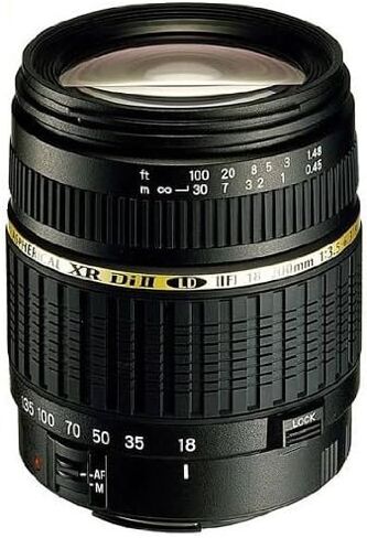 Tamron Auto Focus 18-200mm f/3.5-6.3 XR Di II LD Aspherical (IF) Macro Zoom Lens for Canon Digital SLR Cameras (Model A14E) Black in Saudi Arabia