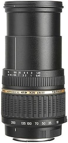 Tamron Auto Focus 18-200mm f/3.5-6.3 XR Di II LD Aspherical (IF) Macro Zoom Lens for Canon Digital SLR Cameras (Model A14E) Black in Saudi Arabia