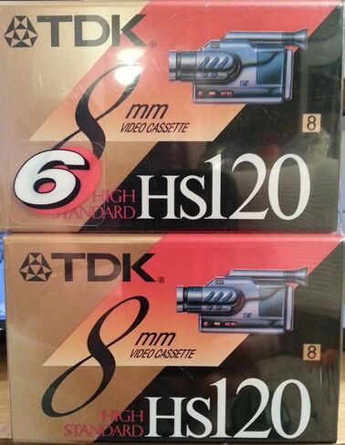 TDK 8mm Video Cassette HS 120 6 pack كابل الربط بين الأجهزة المختلفة in Saudi Arabia