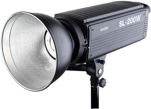 Godox 200W LED Video Light SL-200W,Bowens Mount 5600K, Studio Continuous LED Lamp for Camera DV Camcorder (White Light Version) in Kuwait