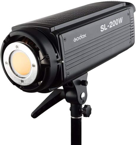Godox 200W LED Video Light SL-200W,Bowens Mount 5600K, Studio Continuous LED Lamp for Camera DV Camcorder (White Light Version) in Kuwait