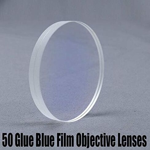 Astronomical Telescope DIY Accessories Refraction Objective Lens HD Achromatic Diameter 50 Focal Length 183 Glued Green Film (Color : Glued Green Film, Diameter : 50MM) in Saudi Arabia