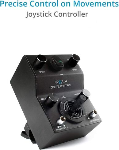 رافعة ذراعية بطول 9 أقدام من PROAIM مع حامل ورأس Jr. Pan Tilt لكاميرا الفيديو DSLR وGimbal. حركات عمومية/إمالة دقيقة وسلسة. آمن وخفيف للاستخدام في الهواء الطلق، ويوفر لقطة واسعة وثابتة للرافعة/اللقطة الجوية + حقيبة (P-9-JS-JRPP) in Kuwait