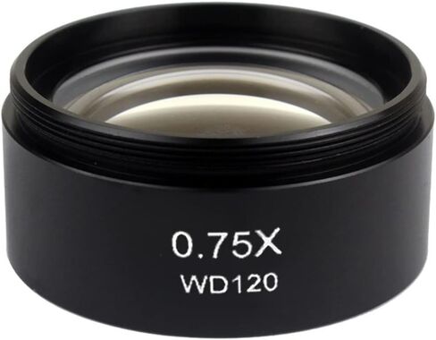 Microscope Auxiliary Barlow Lens Big Attachment Objective Lens- WD165 WD30 0.5X 1.0X 0.7X 2.0X Assisted Auxiliary Industry Video Microscope Objectives Len Microscope Accessoires Barlow Lens (Color : in Kuwait