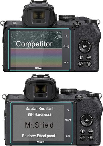 Mr.Shield [3-Pack] Screen Protector For Nikon Z 50 Z50 Camera [Tempered Glass] [Japan Glass with 9H Hardness] Screen Protector with Lifetime Replacement in Kuwait