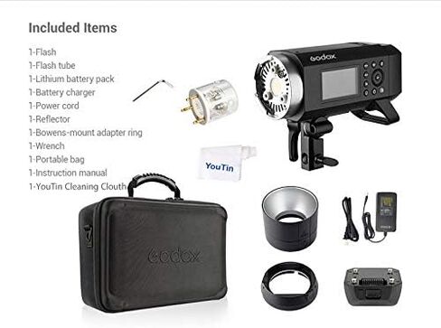 Godox Flash Strobe AD400 Pro AD400Pro All-in-One Outdoor Studio Monolight 400W Photographic Lighting for Canon Sony Nikon Fuji Olympus Panasonic Camera TTL 2.4G HSS GN72-30W LED Modeling Lamp in Saudi Arabia