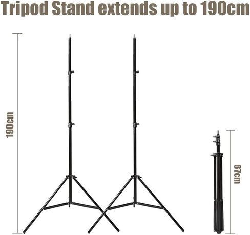 Godox 750W Professional Studio Strobe Flash Light Kit, 3-Light Godox Strobe Lighting Kit for Photography, 3x250W 5600K Monolights with Strobe Trigger, Softbox, Light Stands, Boom Arm in Saudi Arabia