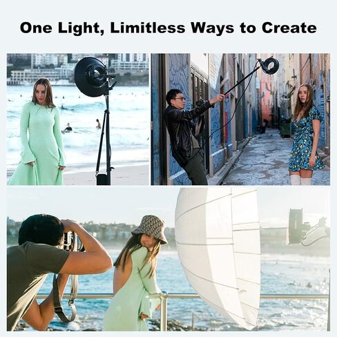 Godox R200 Ring Flash Head with Bag Compatible for AD200/AD200Pro Flash Strobe Speedlite Monolight, 200Ws High Power for Outdoor Portrait Shooting and Wedding Shooting in Kuwait