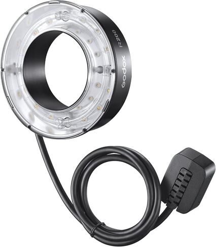 Godox R200 Ring Flash Head with Bag Compatible for AD200/AD200Pro Flash Strobe Speedlite Monolight, 200Ws High Power for Outdoor Portrait Shooting and Wedding Shooting in Kuwait