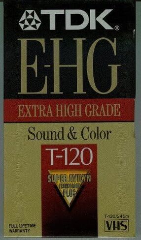 أشرطة كاسيت من TDK E-HG عالية الجودة T-120 - تقنية Super Avian PLUS in Kuwait