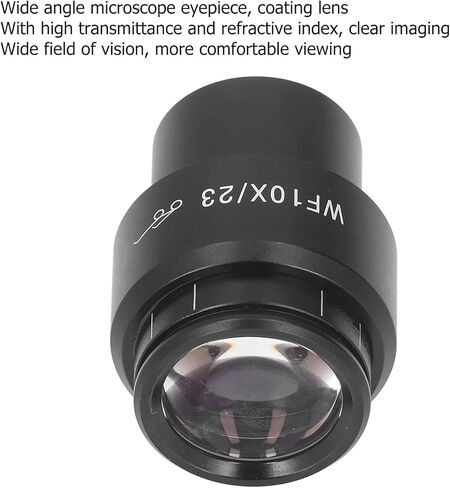 30mm Interface Microscope 30mm Microscope Eyepiece Microscope Lens Lens Wide Angle WF10X/23 Diopter Eyepiece with Sheath in Kuwait