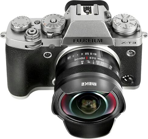 Meike 7.5mm F/2.8 Large Aperture Ultra Wide Circular fisheye Lens Manual Focus Lenses Compatible with Canon EFM Mount Mirrorless Camera in Kuwait