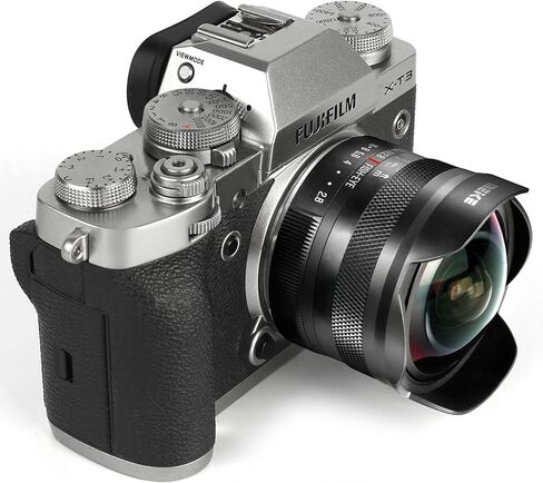 Meike 7.5mm F/2.8 Large Aperture Ultra Wide Circular fisheye Lens Manual Focus Lenses Compatible with Canon EFM Mount Mirrorless Camera in Kuwait
