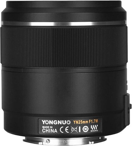 Yongnuo YN25mm F1.7M Auto Focus Standard Prime Lens, Mirrorless Micro Four Thirds, Compatible with Olympus and Panasonic Cameras in Saudi Arabia