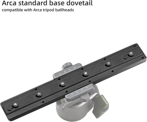 FANAUE Keymod Rail Tripod Plate Adapter Mount with Safety Stop Screws,for Tripod Ball Head Ballhead,Compatible Arca Swiss RRS Dovetail in Saudi Arabia