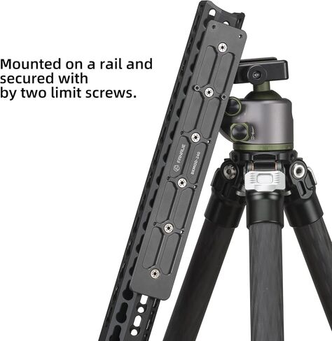 FANAUE Keymod Rail Tripod Plate Adapter Mount with Safety Stop Screws,for Tripod Ball Head Ballhead,Compatible Arca Swiss RRS Dovetail in Saudi Arabia
