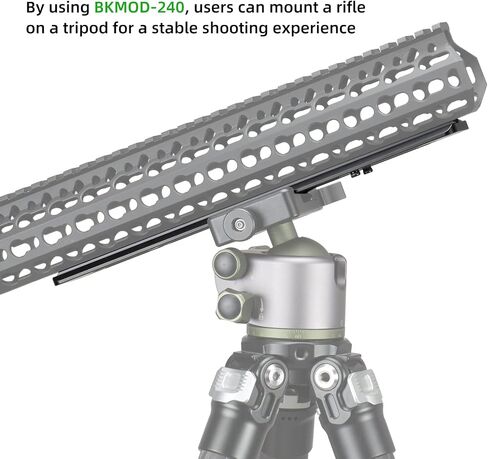 FANAUE Keymod Rail Tripod Plate Adapter Mount with Safety Stop Screws,for Tripod Ball Head Ballhead,Compatible Arca Swiss RRS Dovetail in Saudi Arabia
