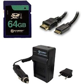 Accessory Kit Compatible with Synergy Digital, Works with Sony DSC-HX20V Digital Camera Includes: SDM-175 Charger, SDNPBG1 Battery in Kuwait