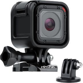 جراب SOONSUN للإطار لكاميرا GoPro Hero 5 Session، Hero 4 Session، Hero Session كاميرات - يتضمن برغي تثبيت سريع الإصدار ومحول ثلاثي القوائم in Kuwait
