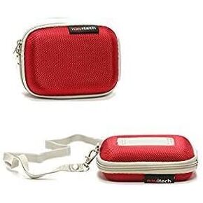Navitech Red Hard Protective Watch/Wristband Case Compatible with The Fitbit One in Saudi Arabia