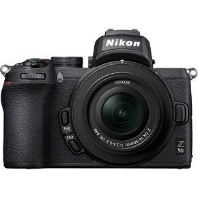 Nikon Z50 + Z DX 16-50mm Mirrorless Camera Kit (209-point Hybrid AF, High Speed Image Processing, 4K UHD Movies, High Resolution LCD Monitor) VOA050K001 in Kuwait