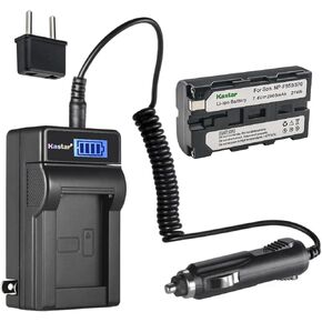 Kastar 2-Pack NP-F570 Battery and LCD AC Charger Compatible with CCD-TRV101 CCD-TRV15 CCD-TRV16 CCD-TRV17 CCD-TRV201 CCD-TRV215 CCD-TRV20 CCD-TRV25 CCD-TRV26 CCD-TRV27 CCD-TRV300 CCD-TRV3000 in Saudi Arabia