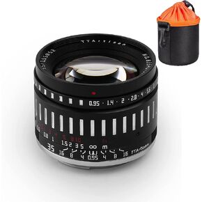 TTArtisan 35mm F0.95 APS-C Large Aperture Manual Focus Mirrorless Cameras Lens Compatible with Canon EOS R RF Mount MIrrorless Cameras R RP R3 R5 R6 R6ii R7 R10 R5C in Kuwait