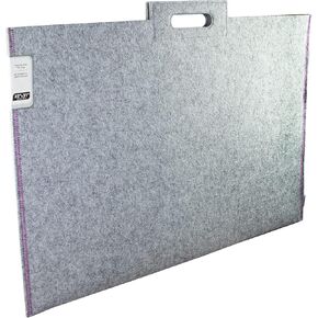 Itoya Midtown Large Format Artwork Carrier Bag, 23x31", Grey/Purple in Kuwait