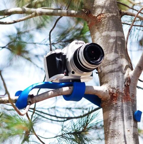 Pictar Splat Flexible Mini Tripod for Action Cameras Selfies - Supports 1.1 Pounds, Blue in Saudi Arabia