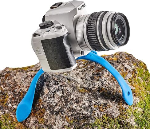 Pictar Splat Flexible Mini Tripod for Action Cameras Selfies - Supports 1.1 Pounds, Blue in Saudi Arabia